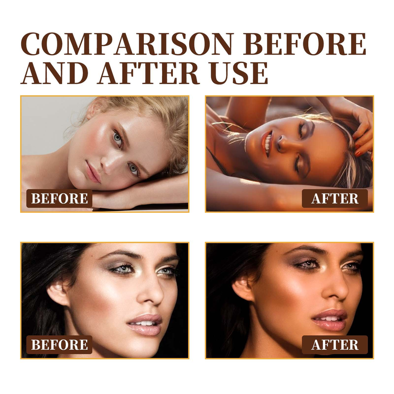 Cremă hidratantă EELHOE, calmantă, înfrumusețatoare, bronz rapid, naturală și confortabilă, maro bronz, non-grasă_voghion.com