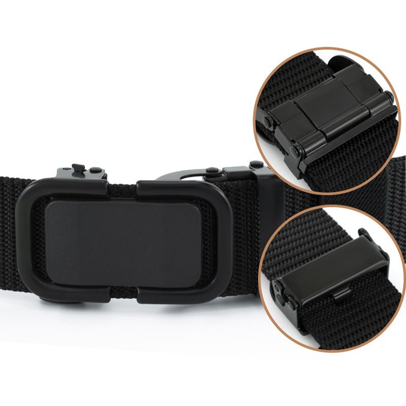 HOT Men's Ratchet Nylon Web Canvas Golf Automatic Buckle Waist Belt for Men Casual Work_voghion.com