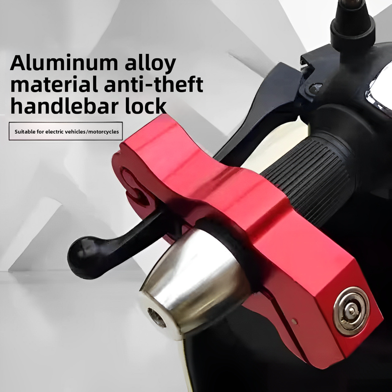 Universal Alarm Throttle Motorcycle Handlebar Anti-theft Electric Scooter Horn Brake Lock_voghion.com
