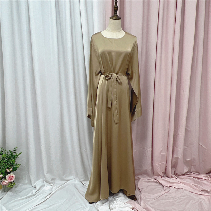 Damenkleid Naher Osten Türkei einfarbig großes mehrfarbiges Robenkleid_voghion.com