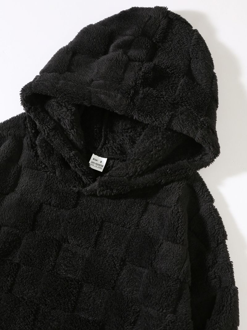 Roupas masculinas outono e inverno novas calças justas de gola redonda manga comprida xadrez pele personalidade terno de duas peças casual masculino_voghion.com
