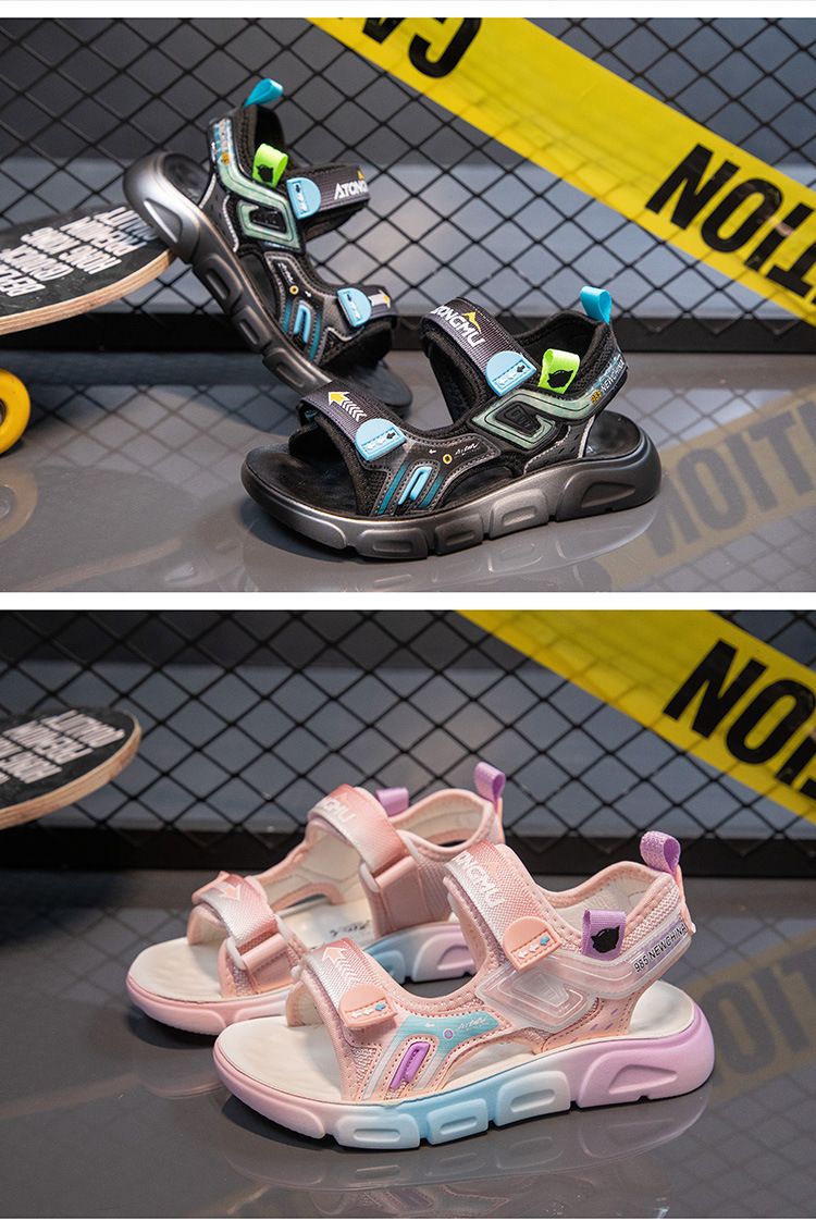 Sandali per bambini Estate per ragazzi Tempo libero Open Toe Scuola elementare Nuove scarpe sportive comode da spiaggia per ragazze con suola morbida_voghion.com