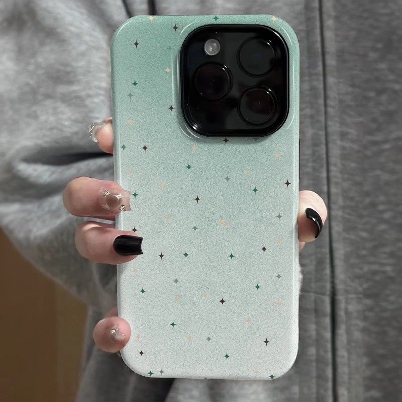 Ins Style Simple Star 16 Max Telefon Fall 15 Pro Film Zwei-in-Eins 14 13 Nische 12_voghion.com