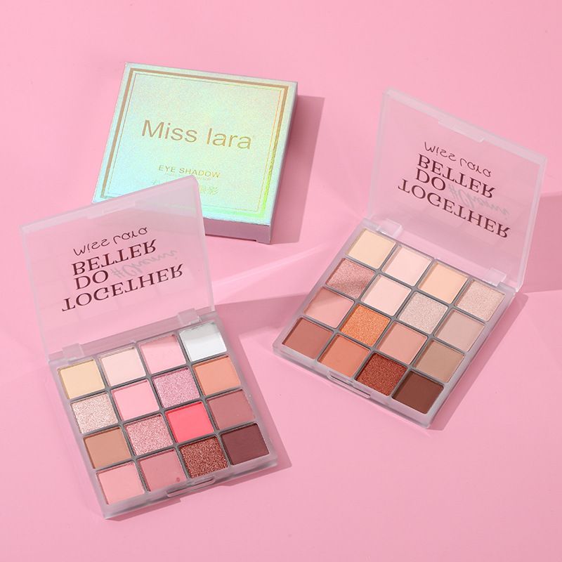 Beliebter Matt-Orange-Ton in Super Fire Flash Pink Pearl Fairer Preis-Lidschatten-Disk-Studenten_voghion.com