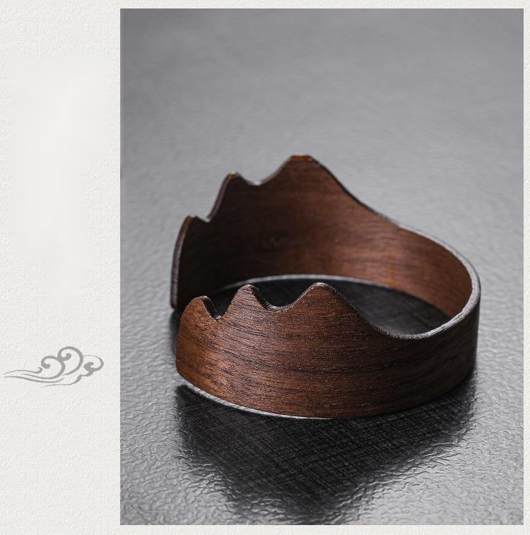 Walnut Chip Heat-resistant Glass Fair Kung Fu Set, Sea, Mountain View, Public Cup, Large Tea Divider, Even Cup_voghion.com
