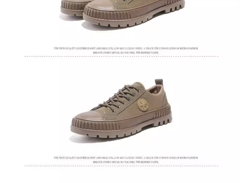 Jiefang Herrenschuhe aus verschleißfestem, rutschfestem Canvas für die Freizeit auf der Baustelle, spezielle gelbe Gummischuhe_voghion.com