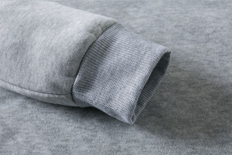 Nuovo set di abbigliamento per bambini coreano alla moda autunnale con fodera in pile, tinta unita, felpa con cappuccio_voghion.com