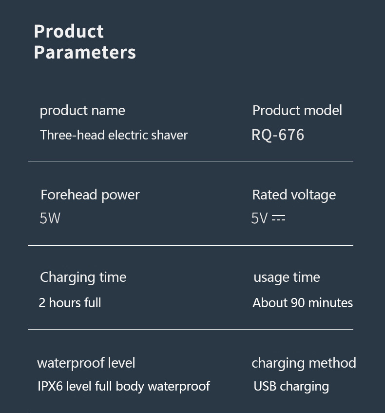 Ensemble de toilettage professionnel pour hommes, rasoir électrique multifonction 5 en 1, étanche, Rechargeable par USB_voghion.com