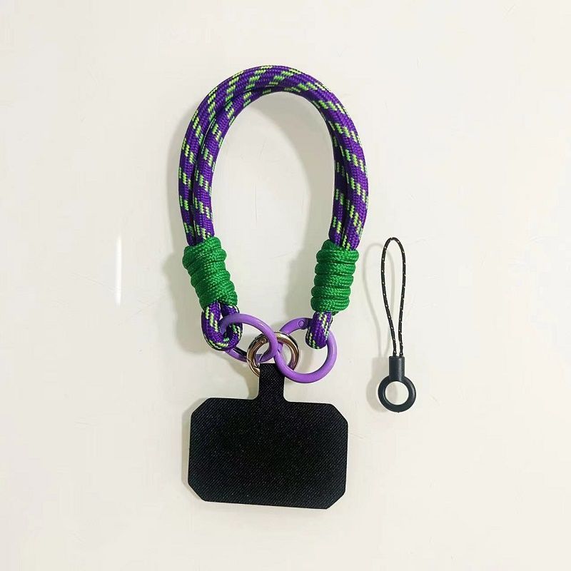 Moda Simples Curto Telefone Duplo Gancho Alça de Pulso Anti-Telefone Corrente CCD Câmera Cordão_voghion.com