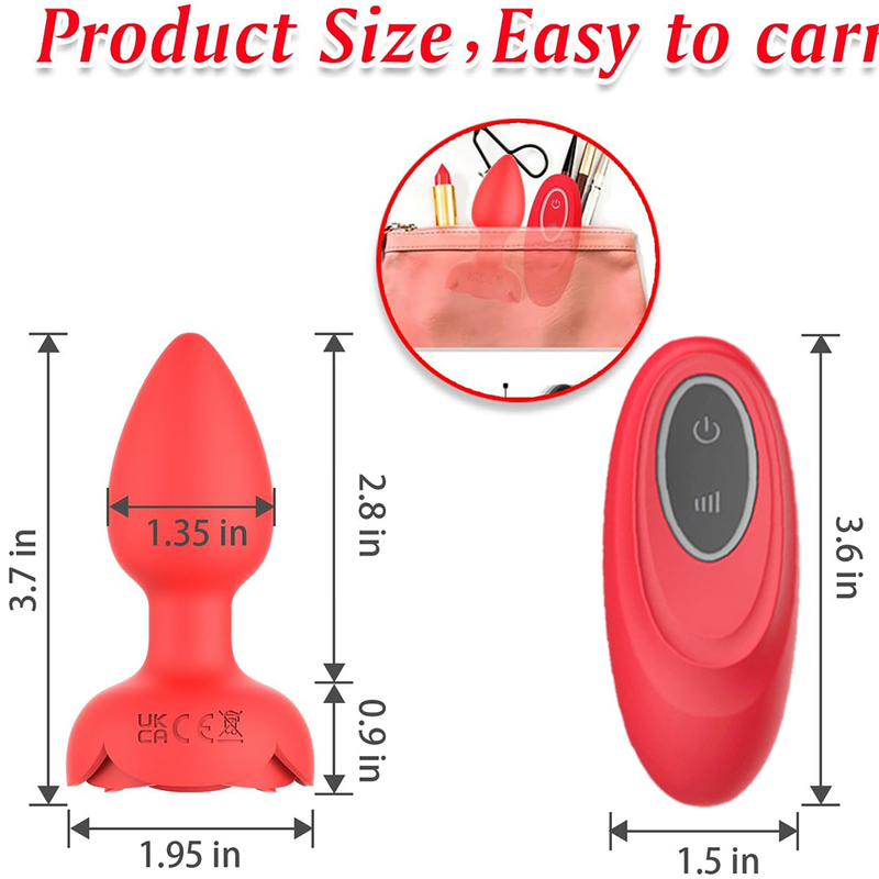 Vibrateur Anal godemichet Anal, jouets sexuels pour hommes femmes Gay, télécommande sans fil, point G, vibrateur Anal, lumière clignotante 2023_voghion.com