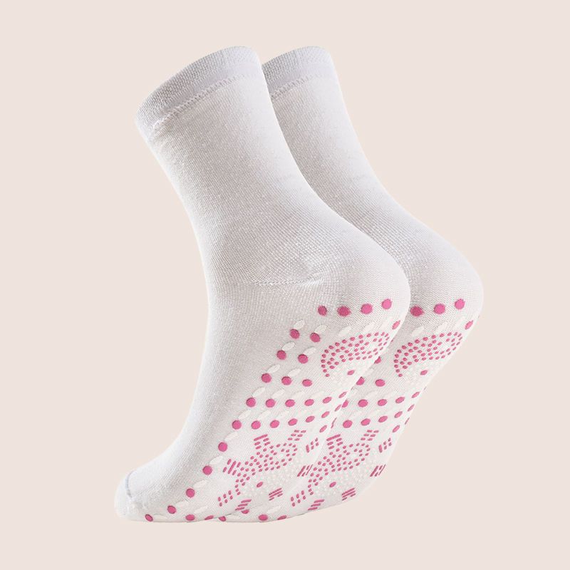 Warme Wintersocken Selbsterhitzende Socken Massage Kältebeständige warme Füße Mittelrohr Schweißabsorbierende Baumwollsocken_voghion.com