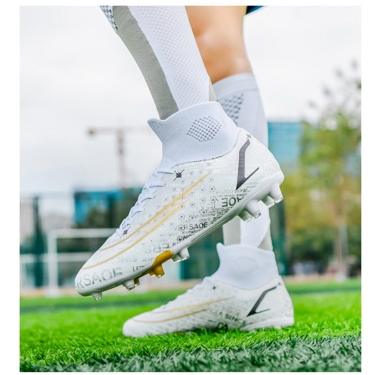 Scarpa da calcio alta per ragazzi e ragazze, tf spiker, turf foot, scarpe da allenamento per campus_voghion.com