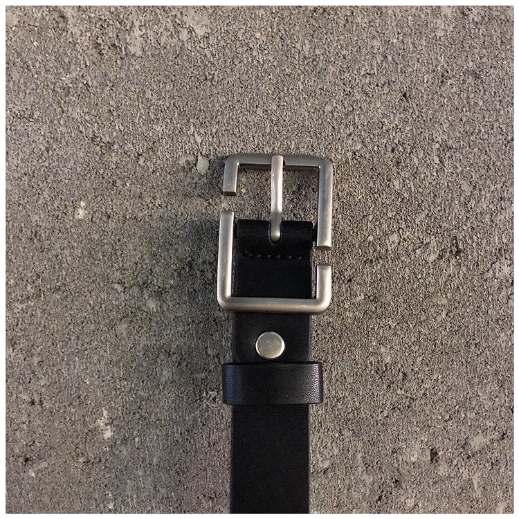 Nyt bælte til afslappet bukser, slankt bælte til mænd, koreansk version, unge mennesker, PU-læder, lille bælte i NS-stil, alsidigt bælte, dekoration_voghion.com