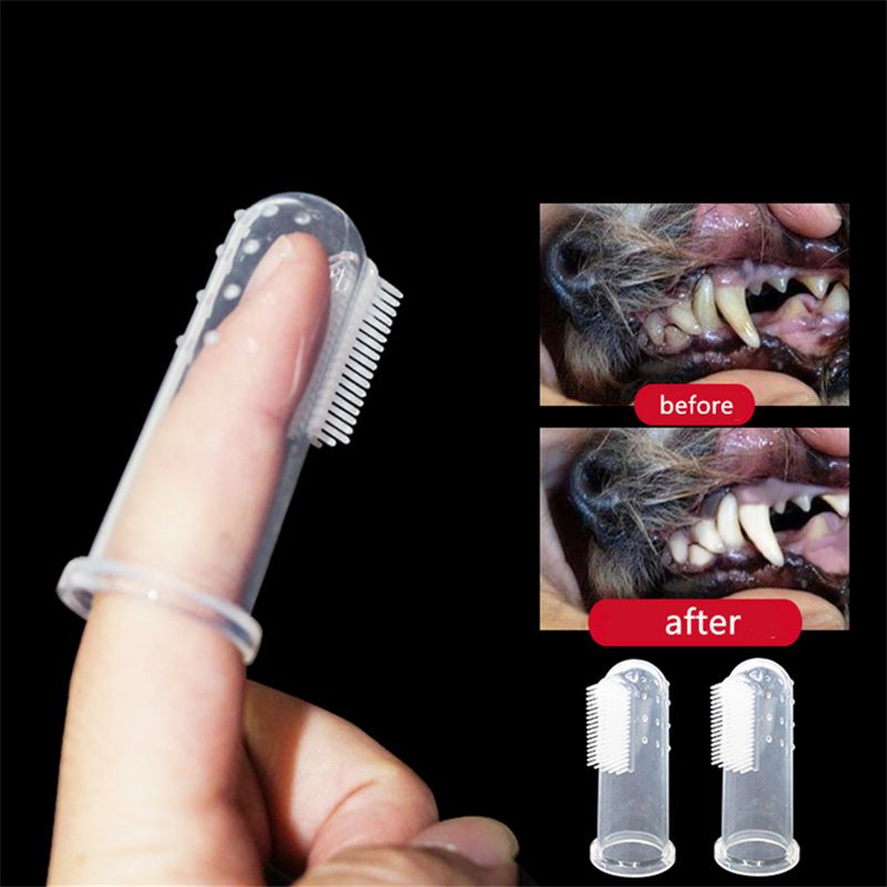 Spazzolino da denti in silicone super morbido per cani di PawParty Store_voghion.com
