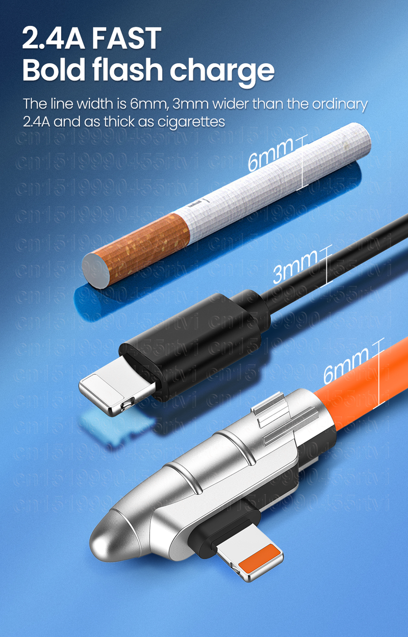 Derece 90 USB kablosu iPhone 14 13 12 11 Pro Max XR XS 8 7 6s 5s 2.4A Hızlı Şarj Şarj Cihazı Sıvı Silikon_voghion.com