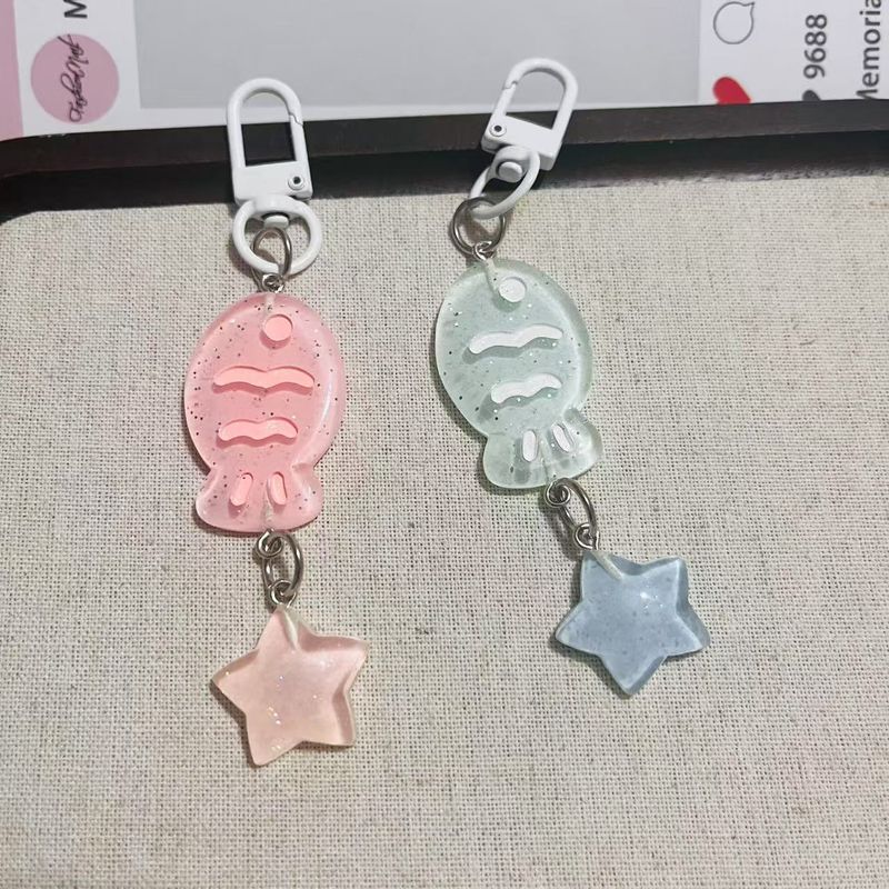 Crystal Colorful Fish Keychain Girl's Pendant Jewelry_voghion.com