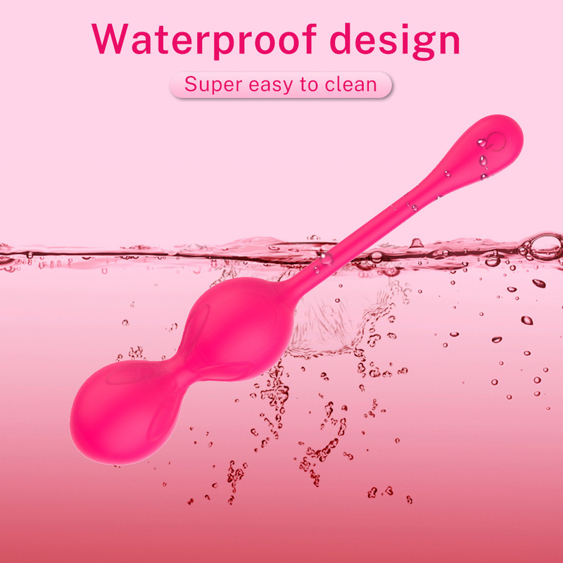 Kabelloser Fernbedienungsvibrator für Frauen, neuer vollflächiger Mini-Hantelball aus Silikon, Sexspielzeug für Erwachsene_voghion.com