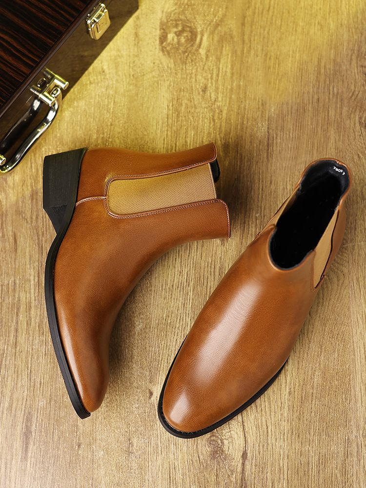 Herren Freizeitstiefel Bequeme Oxfords Stiefeletten für Herren_voghion.com