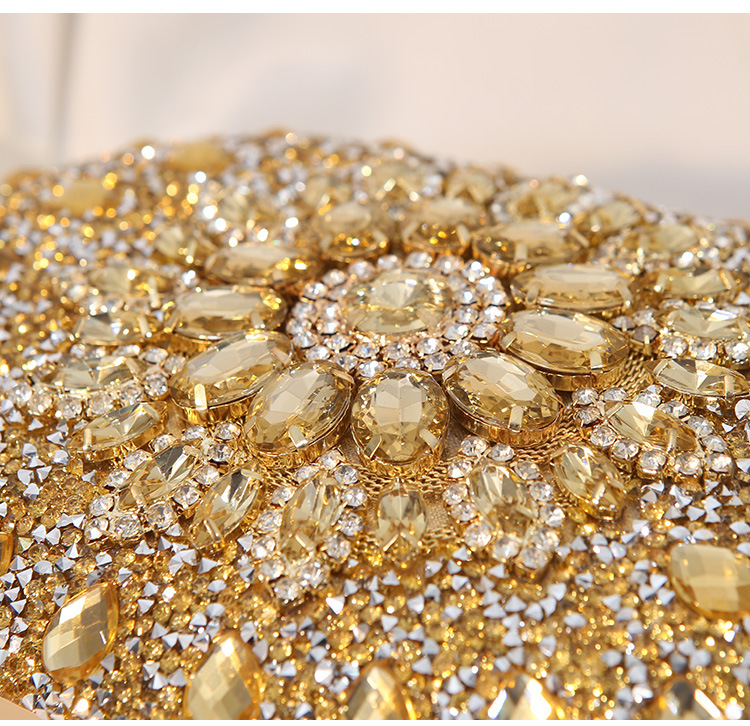 Bolso de mano de aleación con forma de flor y diamante para cena, para mujer, para vestido de celebridad, banquete_voghion.com