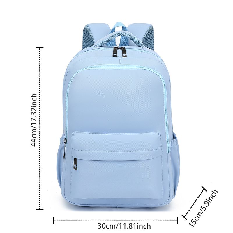 Waterdichte 20 inch effen kleur school dagelijkse schoolrugzak_voghion.com