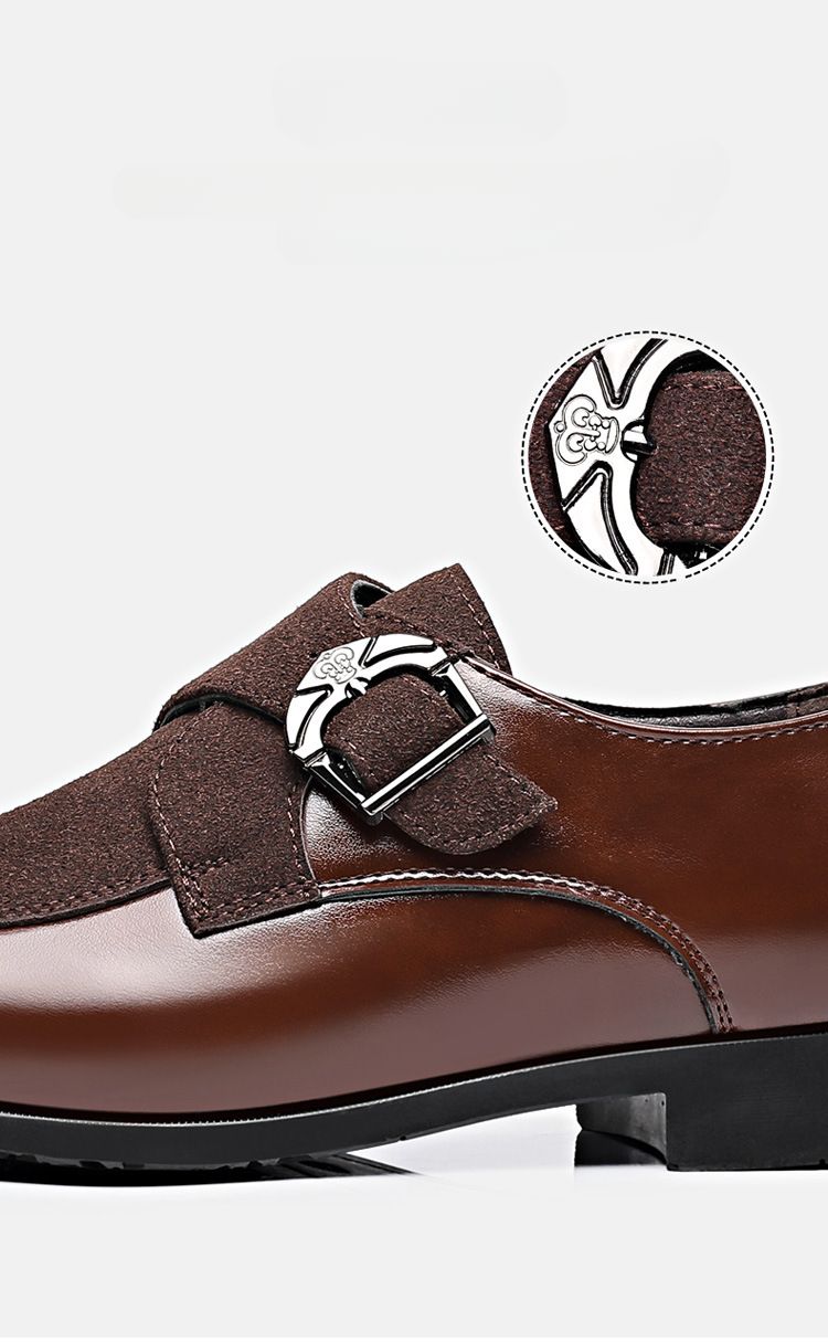 Scarpe Oxford eleganti casual da uomo, con lacci, per ufficio, feste e uso quotidiano_voghion.com