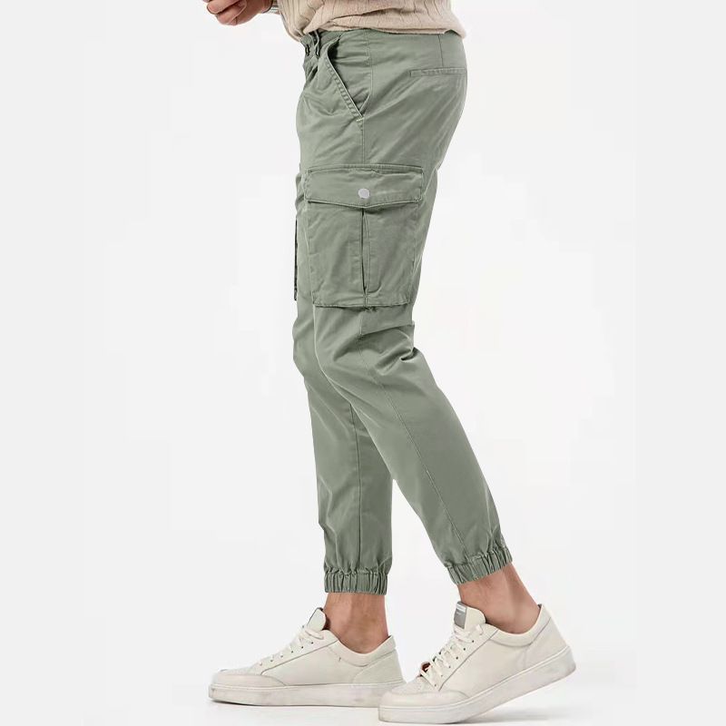 Neue Frühlings- und Herbstarbeit für Männer, lässige Business-Sporthosen, modische, vielseitige Jogginghosen_voghion.com