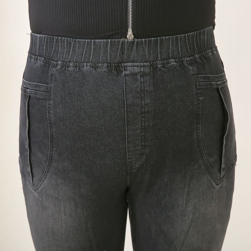 Women's Clothing Large Size Jeans For Women Autumn Fat Mm Slim Trousers High Elastic Small Pants_voghion.com