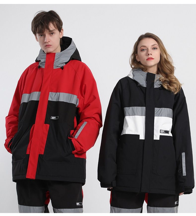 001 001 2021 Nuovo sci da donna, caldo, imbottito, impermeabile, doppia tavola, attrezzatura Internet Celebrity, snowboard riflettente alla moda_voghion.com