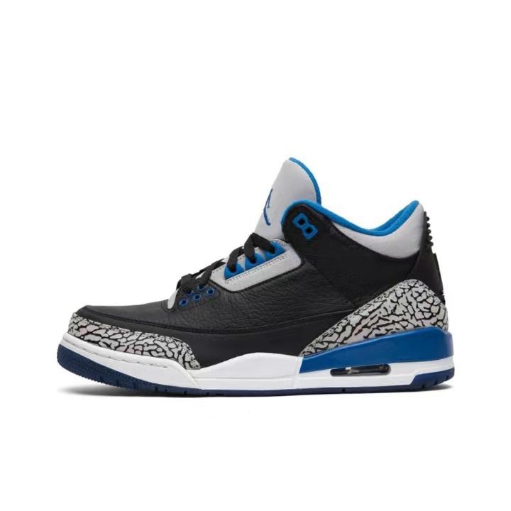New Correct Version Standard Qiao Change Hook Cement Manuscript Men's And Women's Board 3 Basketball Shoes_voghion.com