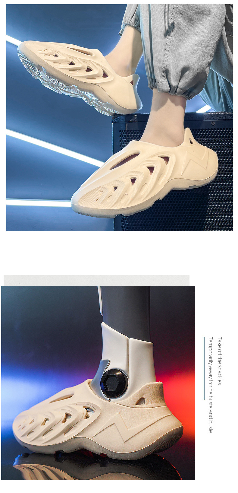 Mens Plantar Orthotic Open Toe Sport Slides Thick Cushion Comfortable Reduces Exercise Stress on Feet Joints _voghion.com