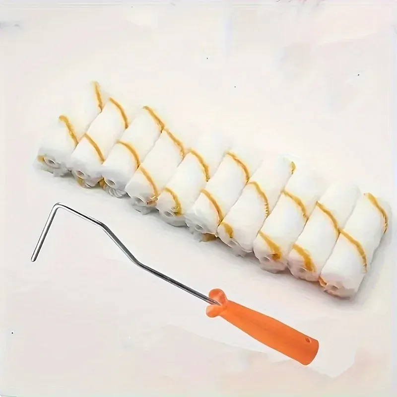 Mini-Faarfroller-Kit fir ewechzegeheien mat 10 4 Zoll-Ofdeckungen, 30 cm laange Rollerrahmen, Faarfroll fir Maueren ze molen, praktescht Tool_voghion.com