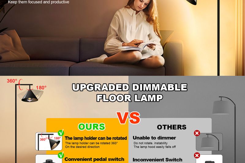 Lampada da terra fantasy con altoparlante ad angolo retto, lampada d'atmosfera, lampada angolare Bluetooth, illuminazione da comodino, lampada da lettura da terra, lampada con staffa_voghion.com