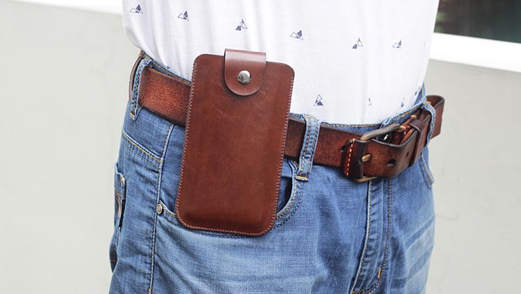 Ultra-Thin Running Sports Outdoor Dad Mobile Phone Waist Bag_voghion.com