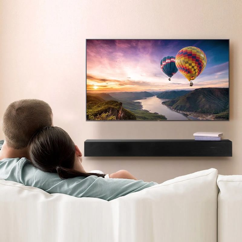 Mantel Floating Rustic Wood Fireplace 48 Mantel Espresso Shelf Fireplace_voghion.com