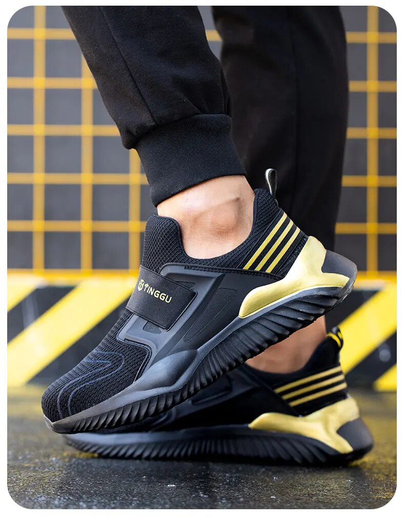 Neue Stiefel mit Stahlkappe und Pannenschutz für Herren, Arbeitsschuhe, Industrieschuhe_voghion.com