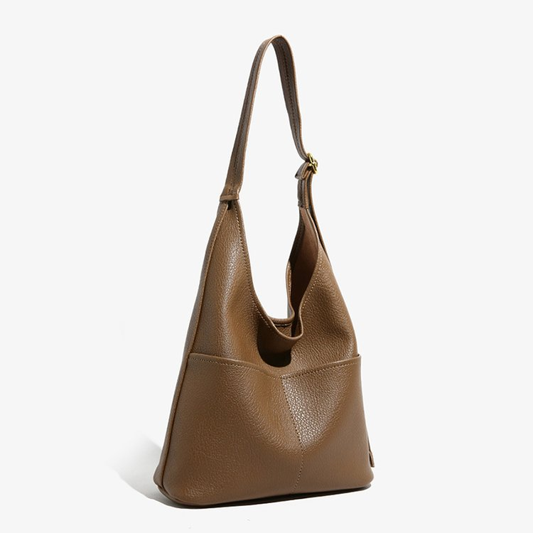 Sac sous les bras de grande capacité pour femmes 2024 hiver nouvelle mode décontractée simple et polyvalente populaire sac à bandoulière simple sac de banlieue simple_voghion.com