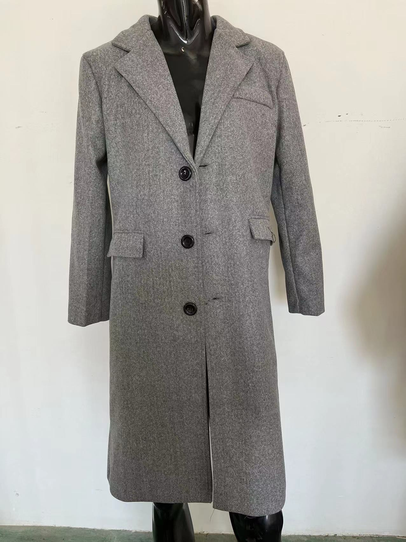 2025 Autumn And Winter Fashion Trench Coat Men, British Men's Long-sleeved Woolen Coat Autumn And Winter Woolen Coat Trend_voghion.com