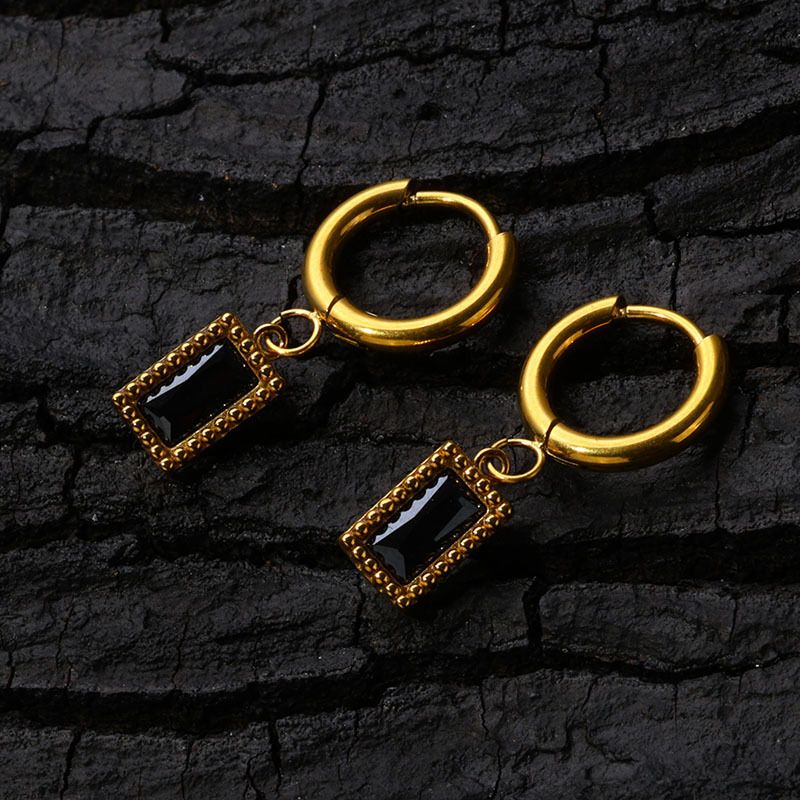 Set di gioielli da donna con catena da tennis, collana con zirconi neri, gioielli Hip Hop, bracciale con diamanti di lusso, orecchini_voghion.com