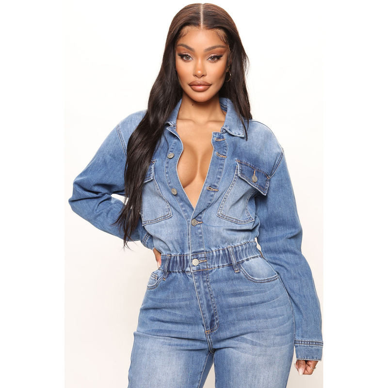Damemode vask denim jumpsuit_voghion.com