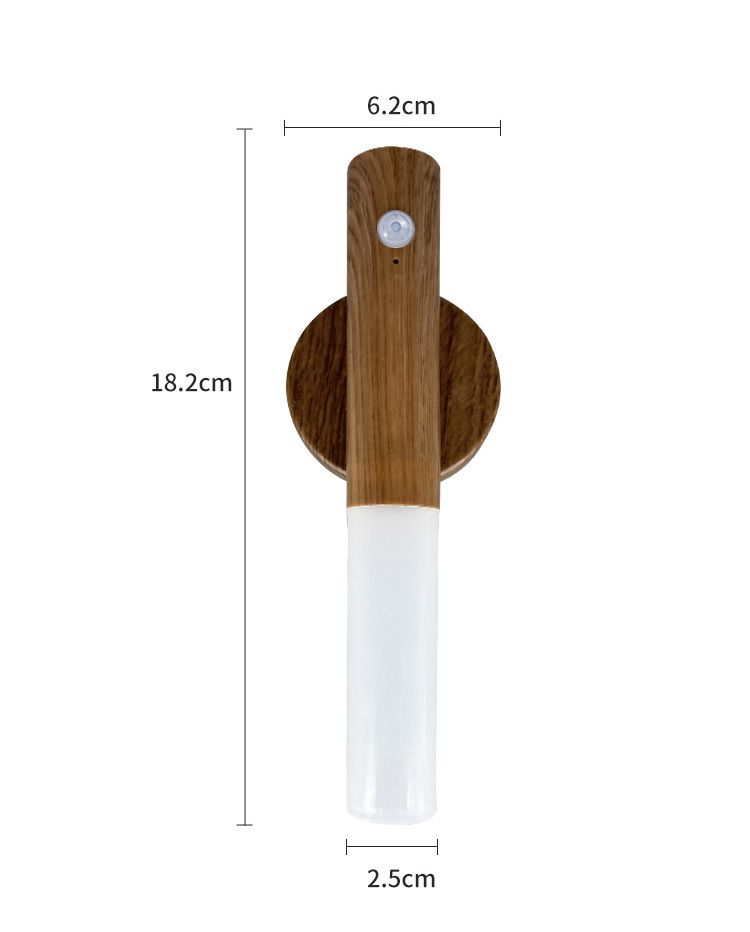 Veilleuse à induction intelligente pour le corps humain, éclairage d'ambiance à LED pour maison connectée, couloir, allée, bois_voghion.com