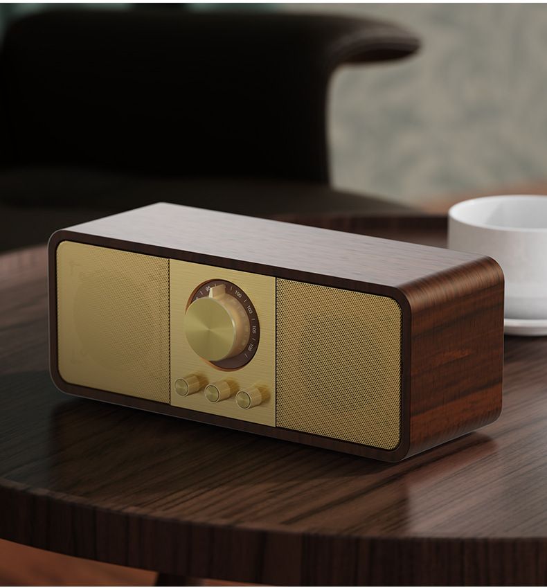 JY-82 Retro-Bluetooth-Lautsprecher – Lange Sprechzeit, einstellbarer Bass und erstklassiger Sound_voghion.com