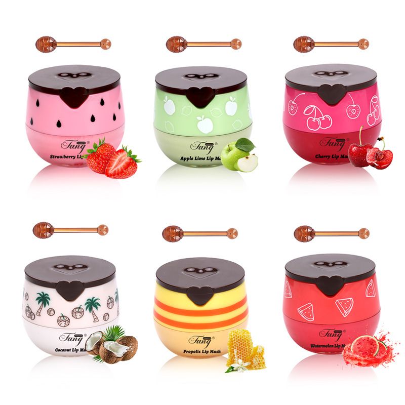 Love Lip Mask Explosive Strawberry Propolis Återfuktande läppmask Återfuktar och förbättrar läpplinjer_voghion.com
