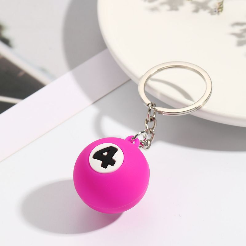 Portachiavi per auto creativo personalizzato con bambola da biliardo, squisito e semplice, ciondolo per zaino, regalo all'ingrosso_voghion.com