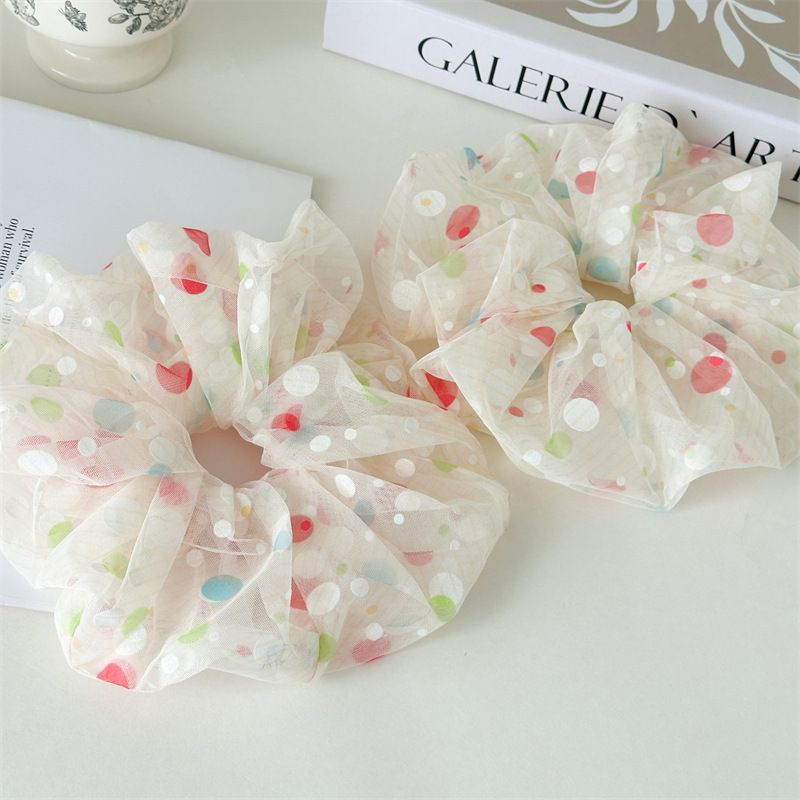 Elastico per capelli 2025 Nuovo elastico per capelli colorato a pois grandi_voghion.com