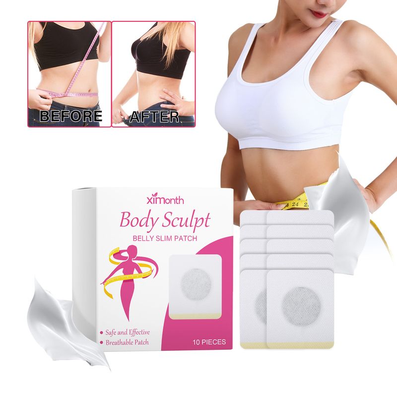 Ximonth Tight and Lightweight Body Management Abdominal Worship Meat Shaped Slimming Patch_voghion.com