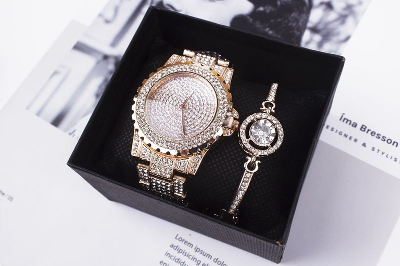 Mode Armbanduhr Schmuck Set Armband Damenuhr_voghion.com