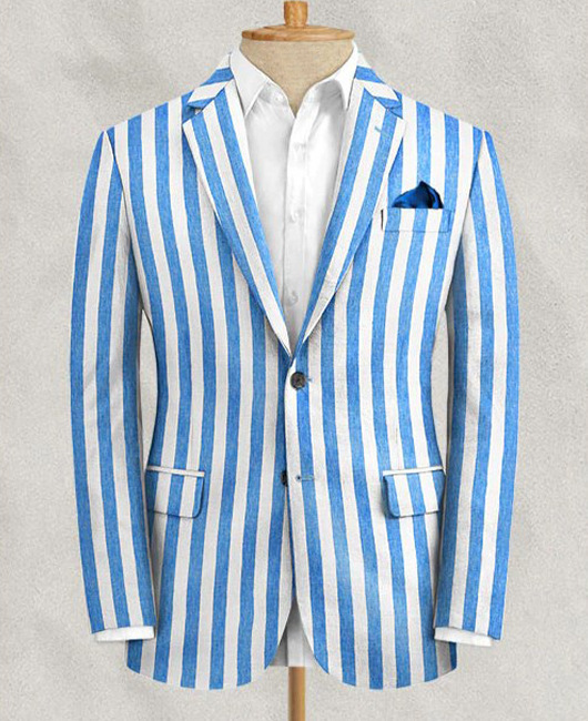 Man's clothing Men's casual suit slim single row two button without slit men's coat_voghion.com