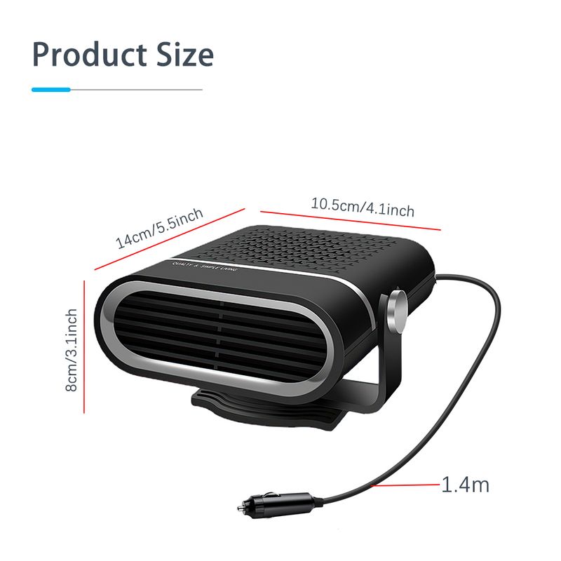 Podofo 12V/24V 150W Auto Heizung Coog Heizung Automatische Windschutzscheibe Defroster Elektrische Fans_voghion.com