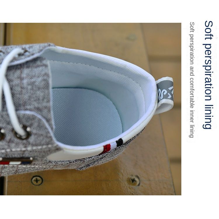 Sommar och höst andas gammalt tyg för män Casual Spring New Canvas Shoes_voghion.com