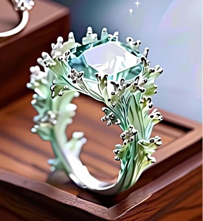 Anelli Nuovo Anello Creativo Corallo Oceano Smaltato Irregolare Anello Moda Personalità Temperamento_voghion.com
